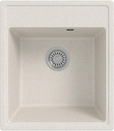 Teymi Мойка кухонная Helmi Smart 42 кварцевая белая матовая – фотография-1