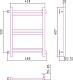 Стилье Полотенцесушитель Версия-Б1 500х400 – фотография-4