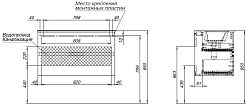 Aquanet Тумба с раковиной Алвита New 90 Flat подвесная белая матовая – фотография-15