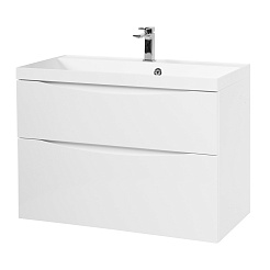 BelBagno Тумба с раковиной Marino-H60 90 подвесная Bianco Lucido – фотография-1