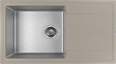 Florentina Мойка кухонная Комби 860 серый шелк