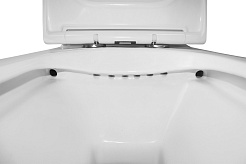 Azario Унитаз-компакт Mirada S AZ-1288A безободковый с бачком с сиденьем микролифт белый – фотография-13