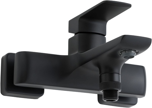 Allen Brau Смеситель для ванны с душем Infinity 5.21006-31 черный матовый – фотография-6