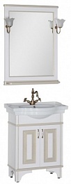 Aquanet Мебель для ванной Валенса 70 белый краколет/золото (182808) – фотография-1