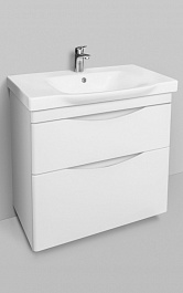 Am.Pm Мебель для ванной Like 80 L, напольная, белый глянец	 – фотография-10