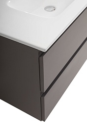 BelBagno Тумба с раковиной Kraft 100 подвесная Темно-Серый матовый с раковиной BB1000ETL – фотография-6