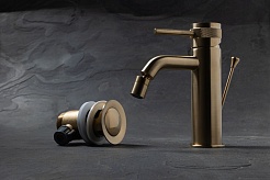 Allen Brau Смеситель для биде Priority 5.31A04-GB (с донным клапаном) золото – фотография-4