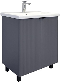 Comforty Тумба с раковиной Лима 70 антрацит – фотография-1