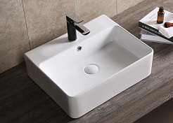 Ceruttispa Раковина накладная 52 CR0094 белая – фотография-2