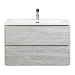 BelBagno Тумба под раковину Albano 90 подвесная Rovere Vintage Bianco – фотография-2