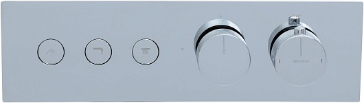 Allen Brau Смеситель для душа Liberty 5.33003-00 (с внутренней частью, 3 выхода) хром – картинка-7