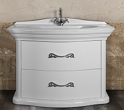 Водолей Тумба под раковину Луиджи 120 с ящиками – фотография-1