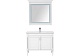 Aquanet Комплект мебели Селена 105 (2 дверцы), белая/патина серебро – фотография-18