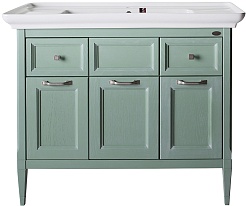 ASB-Woodline Тумба под раковину Гранда 105 verde фисташка – фотография-1