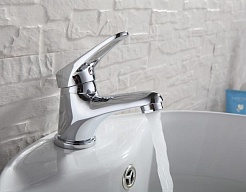 Frap Смеситель для раковины H13 F1013 хром – фотография-2