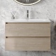 Teymi Тумба под раковину Laina 80 подвесная дуб светлый – фотография-15