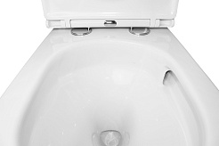 Azario Унитаз-компакт Grado AZ-2141 UQ1 безободковый с бачком с сиденьем микролифт белый – фотография-11