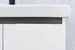 Акватон Мебель для ванной Рене 80 белая/грецкий орех – фотография-10