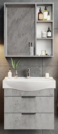 Onika Мебель для ванной Девис 65 бетон чикаго – фотография-1