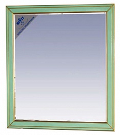 Misty Зеркало для ванной Vena 90 салатовая патина – фотография-1