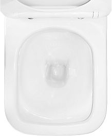 Azario Унитаз-компакт Wandy AZ-56D безободковый с бачком с сиденьем микролифт белый – фотография-11