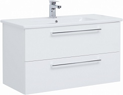 Dreja Мебель для ванны GIO 100 белый глянец – фотография-8