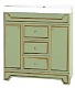 Misty Мебель для ванной Praga 75 салатовый/патина – картинка-6
