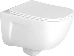 Aquatek Унитаз подвесной Дива AQ2012-00 в комплекте с инсталляцией Standard INS-0000012 с клавишей смыва KDI-0000019 хром матовый и крепления KKI-0000002 – фотография-2