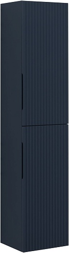 Aquanet Шкаф пенал Джейн 35 подвесной маренго матовый – фото-1