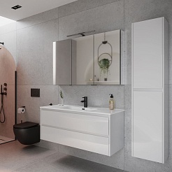 Sancos Тумба под раковину Libra 120-1 белый глянец – фотография-4