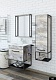 Sanflor Мебель для ванной Бруклин 60 подвесная бетон пайн экзотик/черный муар – фотография-19