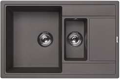 Florentina Мойка кухонная Липси 780 К серый шелк – фотография-1