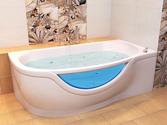 Triton Акриловая ванна "Милена 170" L со стеклом – фотография-5