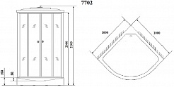 Niagara Душевая кабина Luxe NG-7702G – фотография-4