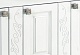 ASB-Woodline Мебель для ванной Модена 105 белая, массив ясеня – фотография-14