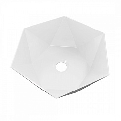 Teymi Накладная мебельная раковина Diamond 48 белая T51105 – фотография-2