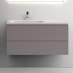 Sancos Тумба с раковиной Snob R 100 doha soft раковина Grace 101 L CN7014 – фотография-2