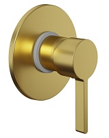 Paini Смеситель для ванны и душа Brera 74PJ690 встраиваемый, брашированное золото