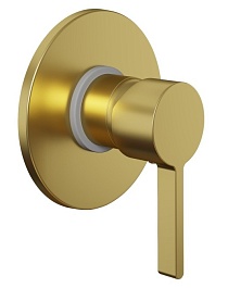 Paini Смеситель для ванны и душа Brera 74PJ690 встраиваемый, брашированное золото – фотография-1