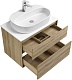 Акватон Мебель для ванной с белой столешницей Либерти 75 Одри Round дуб эльвезия – картинка-18
