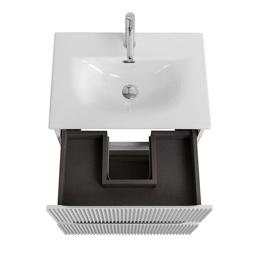 BelBagno Тумба с раковиной Uno mini 70 подвесная Bianco Opaco с раковиной BB-8099-3-70 – картинка-7