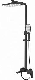 Esbano Система душевая Celine (DS-MB) 107/167/26 черный матовый – фотография-1