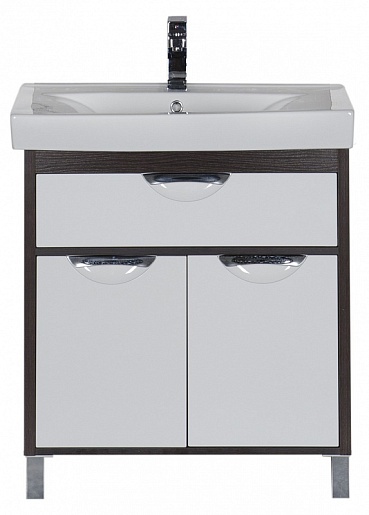 Aquanet Тумба с раковиной "Гретта 75" венге – картинка-5