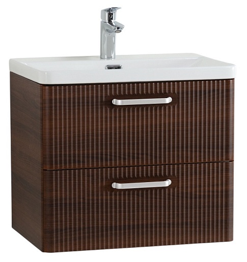 BelBagno Тумба с раковиной Due 60 подвесная Noce ручки Белый – фото-1