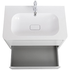 Cezares Тумба с раковиной Relax 80 подвесная bianco lucido – фотография-6