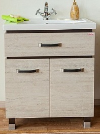 Sanflor Тумба для умывальника Техас 60 венге, орегон – фотография-1