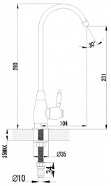 Lemark Смеситель "Villa LM4840B" для питьевой воды – фотография-2