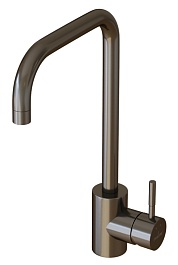 Mixline Смеситель для кухни 35k MLSS-0301BL чёрный графит – фотография-3