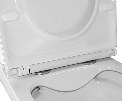 Azario Унитаз-компакт Varo AZ-2171-1 безободковый с бачком с сиденьем микролифт белый – фотография-4