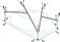 Cezares Каркас для ванны TEBE-MF-L – фотография-1